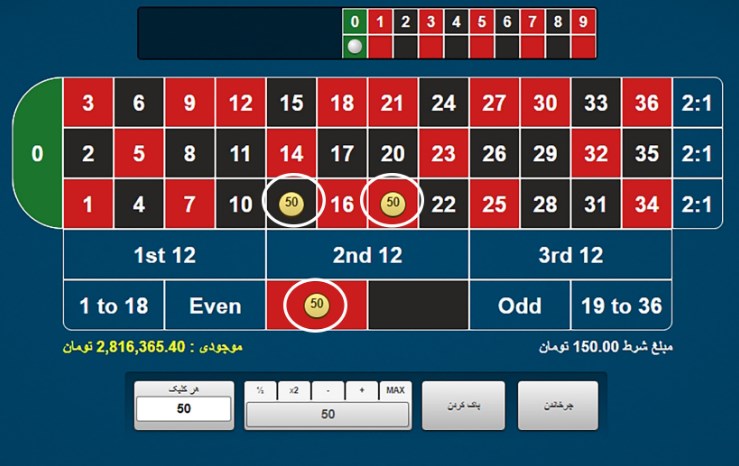 شروع بازی رولت در 1xbet